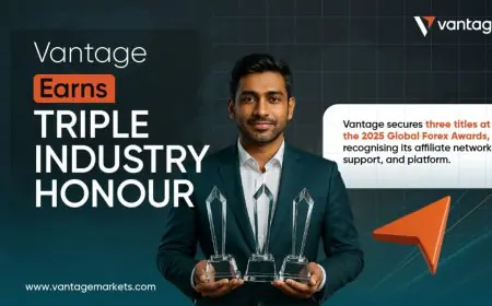 Vantage Wins Three Honours at the 2025 Global Forex Awards – Retail