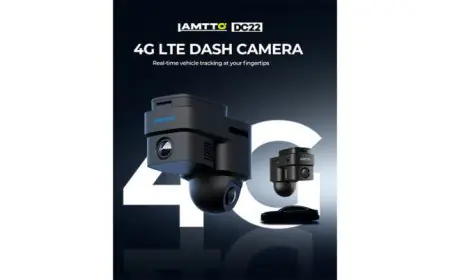 LAMTTO Launches DC22 4G LTE Dash Camera, A New 2 in 1 Dash Camera for Car Security and Remote Monitoring