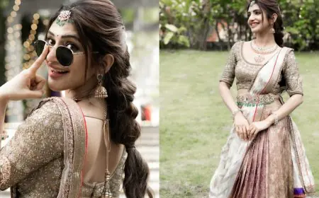 Sreeleela’s Kanjeevaram Half Saree Look Is The Perfect Inspiration For The Wedding Season