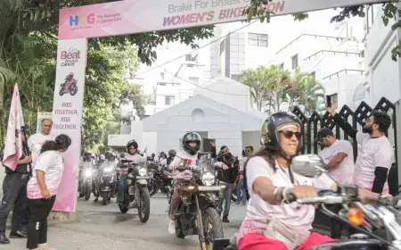 HCG Cancer Centre Bengaluru Organises Women’s Bikeathon ‘Brake for Breast Cancer’ to Promote Early Detection