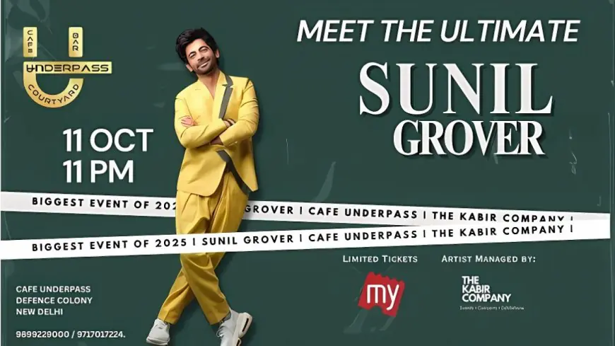Biggest Event of 2025: Sunil Grover Takes Over Cafe Underpass in Delhi