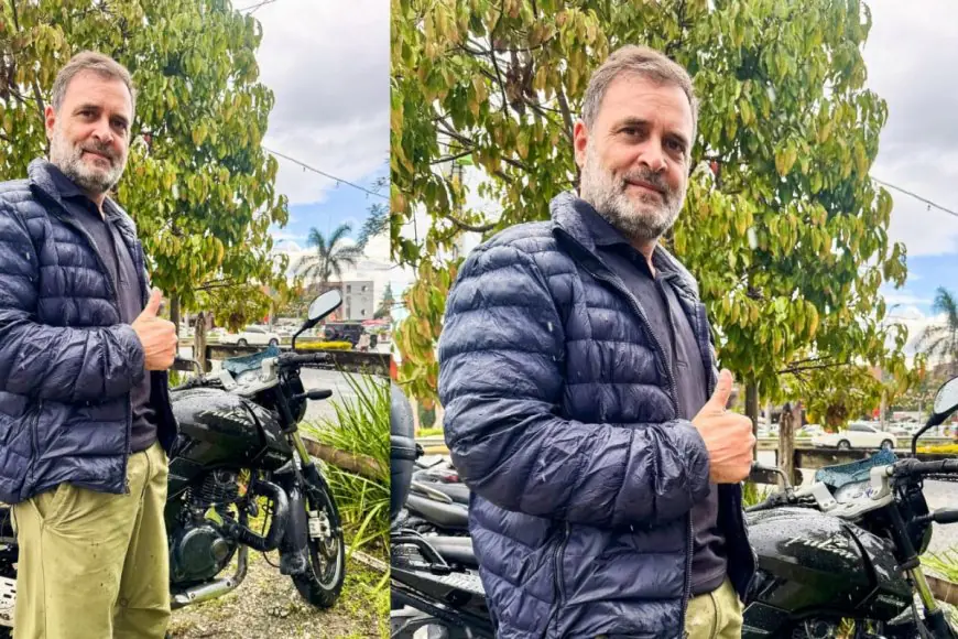 Rahul Gandhi’s Rugged Biker-Inspired Look Breaks The Political Style Mould