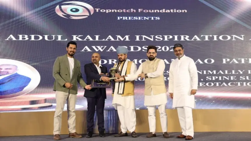 Dr. Mohana Rao Patibandla Honoured at Abdul Kalam Inspiration Awards 2025