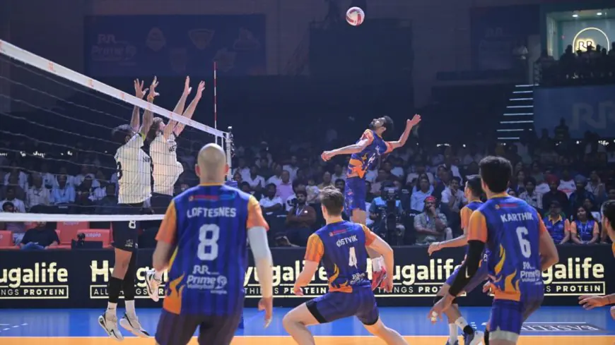 PVL 2025 Season 4 (Match 36): Mumbai Meteors march into the final with an emphatic triumph over Goa Guardians