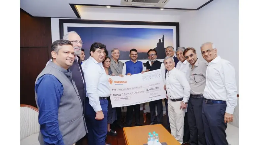 NAREDCO Maharashtra Donates Rs 3.12 Crore to Chief Minister’s Relief Fund to Support Flood-Affected Farmers Across Maharashtra