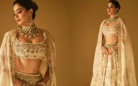 Janhvi Kapoor’s Ivory Anamika Khanna Look Is The New Moodboard For Modern Brides