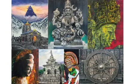 Dr. Sulochana Gawde and Dr. Harsh Thakker Explore Heritage and Nature in Art Show