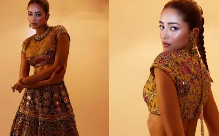 Ananya Panday’s Folk-Inspired Mehendi Look Is A Celebration Of Colour And Craft