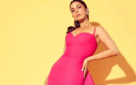 Nimrat Kaur's Barbie Pink Look For The Family Man's Press Tour Is OTT Glamour