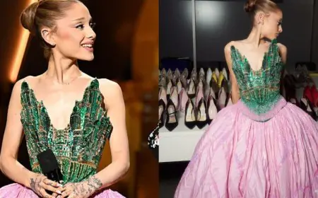 Ariana Grande Wore Rahul Mishra Couture For Wicked: For Good Promotions