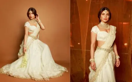 Priyanka Chopra Channels Her “Inner Devi” At The Globetrotter Event For S.S. Rajamouli’s Epic Varanasi