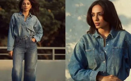 Here's How Sobhita Dhulipala Redefines Denim For Winter With Effortless Elegance