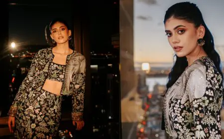 Sanjana Sanghi Takes Over New York In Anita Dongre Couture; Pays Homage To The 400-Year-Old Pichhwai Craft