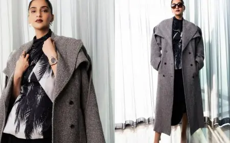 Sonam Kapoor Redefines Maternity Fashion In A Sharp Ferragamo Ensemble