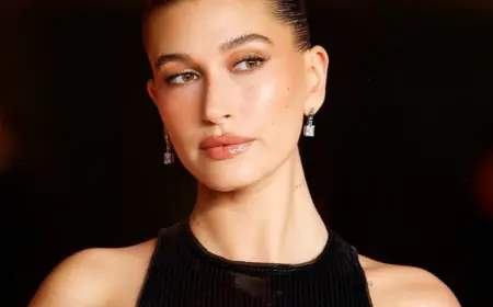 Hailey Bieber Rings In 29th Birthday In Sexy Black Backless Outfit And 5-Tier Pink Cake