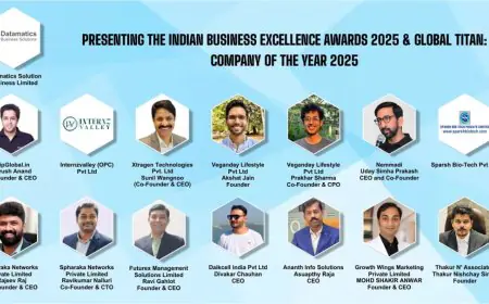 Presenting the Indian Business Excellence Awards 2025 & Global Titan: Company of the Year 2025