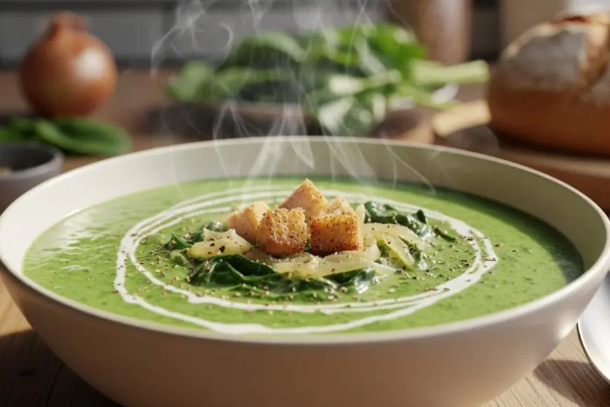Warm Up With Chef Sanjeev Kapoor's Easy Spinach And Onion Soup Recipe | Watch Video