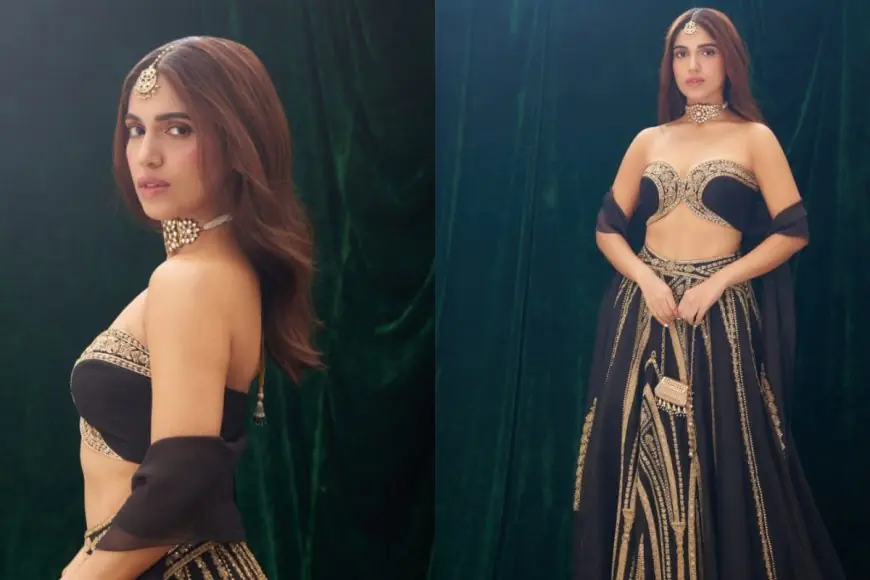 Bhumi Pednekar Is ‘Shaadi Season' Ready; Makes Bold Statement In Black and Gold