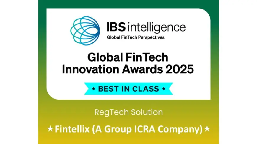 Fintellix Wins IBSi Global FinTech Innovation Award 2025 for Best-in-Class RegTech Solution