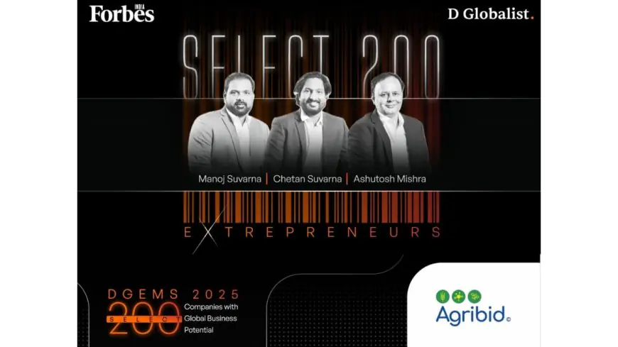 Forbes India Recognises Agribid as a Key Shaper of India’s Agri-Future in DGEMS 2025