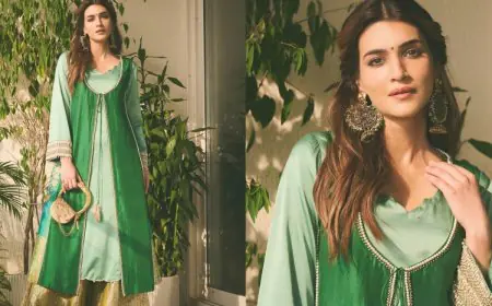 Kriti Sanon’s Rs 98K Choga Look Steals The Spotlight At Tere Ishk Mein Promotions