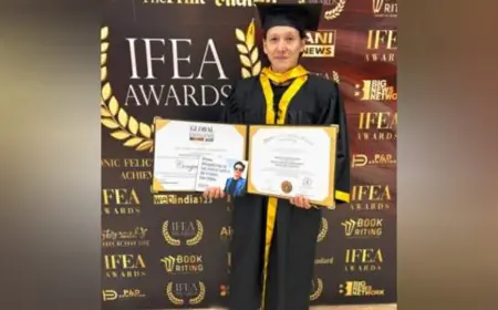 Poet And Novelist Sankha Subhra Devbarman Receives Honorary Doctorate