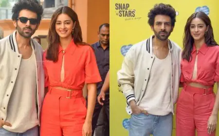 Ananya Panday Rocks Sleek Rs 81,000 Orange Co-ord Set Perfect For Festive Season