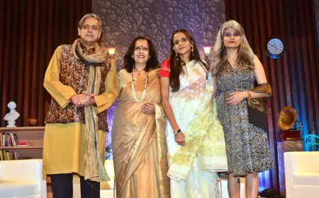 Sibling trio connect with their favourite city; regale Kolkatans at Tete-a-Tea with Tharoors