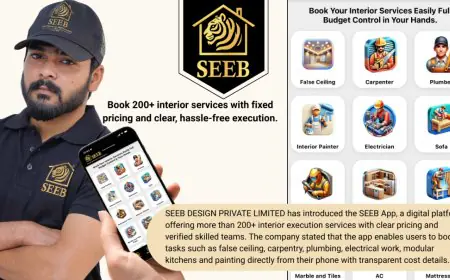Pune-based startup SEEB launches app to book 200+ interior execution services online from home