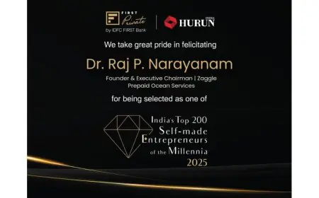 Dr. Raj P. Narayanam Recognised in Hurun India’s Top 200 Self-Made Entrepreneurs of the Millennia 2025