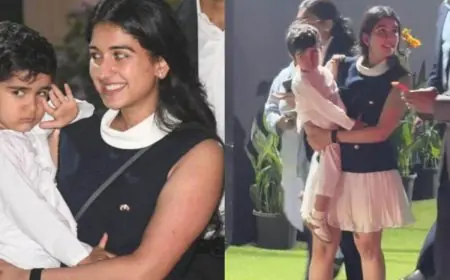 Radhika Merchant’s Navy Blue Mini Dress Look Is Polished Without Trying Too Hard