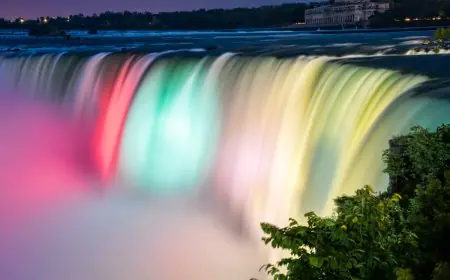 5 Countries With Waterfalls Around The World That Keep Changing Colour Naturally