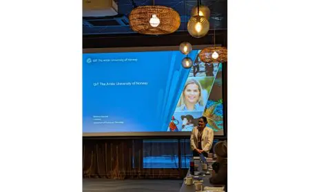 Prof. Krishna Agarwal Shares Pioneering Arctic MedTech Innovations with Indian Parliamentary Delegation in Tromsø