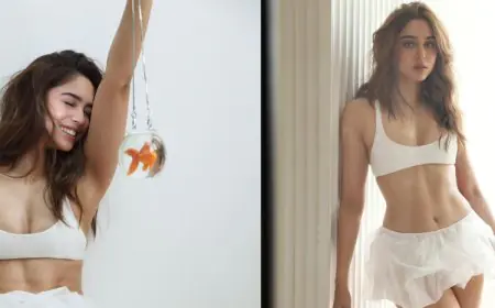 Sharvari Embraces Balletcore Elegance In An Effortless All-White Look