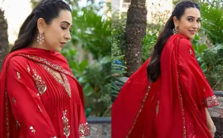 Karisma Kapoor’s Punit Balana Suit Is All About Grace, Craft, And Festive Charm