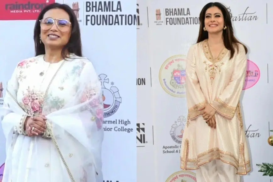 Kajol, Rani Mukerji In Gold-White Outfits Are The 90s Reigning Fashion Queens