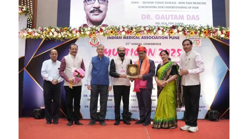 Dr. Gautam Das founder of Daradia: The Pain Clinic, Kolkata Conferred Dr. M. J. Joshi – IMA Bhushan Award at MULTICON 2025