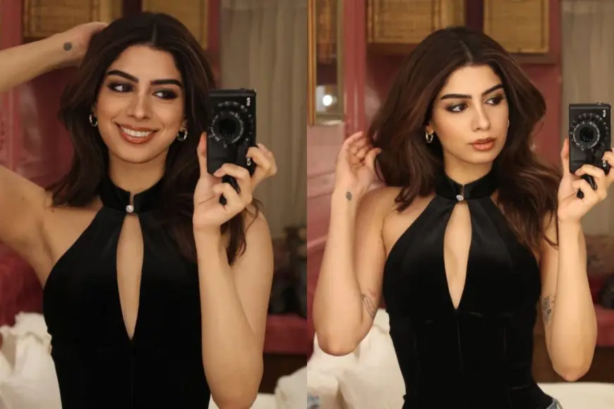 Khushi Kapoor Steals The Spotlight In A Halter Neck Top With A Luxe Touch
