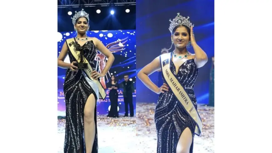 Mrs. Sneha Siddharth Kalbhor won the Title Of Mrs Maharashtra 2025