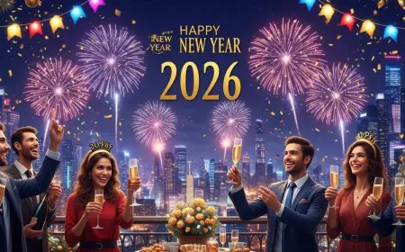 Happy New Year 2026: Wishes, Images, Status, Quotes, Messages and WhatsApp Greetings to Share