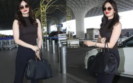 Manushi Chhillar Steps Out With The Row’s Margaux Bag Priced Upwards Of $3,900