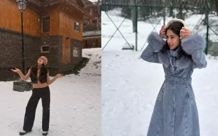 Sara Ali Khan Makes Winter Dressing Fun In Azalea Wang And Urban Outfitters Layers