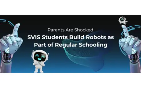 Parents Are Shocked: SVIS Students Build Robots as Part of Regular Schooling