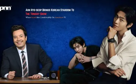 From Seoul Sets To American Sofas: Why Ahn Hyo-seop’s Late-Night Moment Means More Than Applause