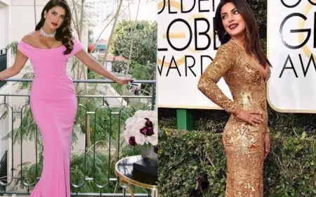 Golden Globes 2026: A Recap Of Priyanka Chopra Jonas’ ‘Gold And Blush' Moments
