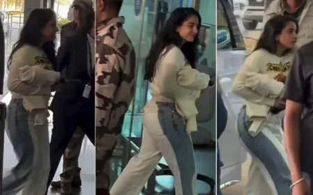 Radhika Merchant Elevates Airport Style In Rag & Bone Denim And A Dior Graphic Top