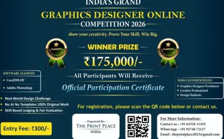 India’s Grand Online Graphic Designining Competition by The Print Place