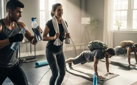 From Towels To Bottles: Beginner’s Full‑Body Workout You Can Do At Home With Household Items