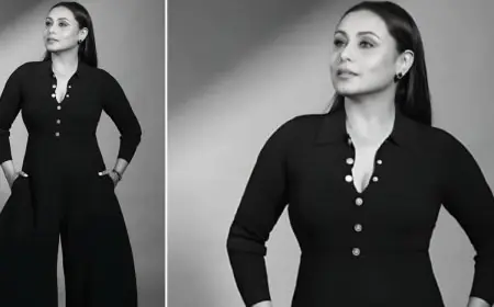 Rani Mukerji Sets The Tone For Mardaani 3 Promotions In A Power-Packed Black Look