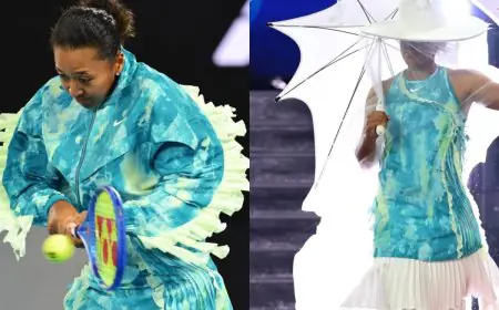 Naomi Osaka Designed A Jellyfish-Inspired Tennis Outfit For Australian Open match
